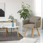 Voir la diapositive 5 : Paris Prix Fauteuil Scandinave  Alan  70cm Taupe