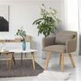 Voir la diapositive 5 : Paris Prix Fauteuil Scandinave  Alan  70cm Taupe