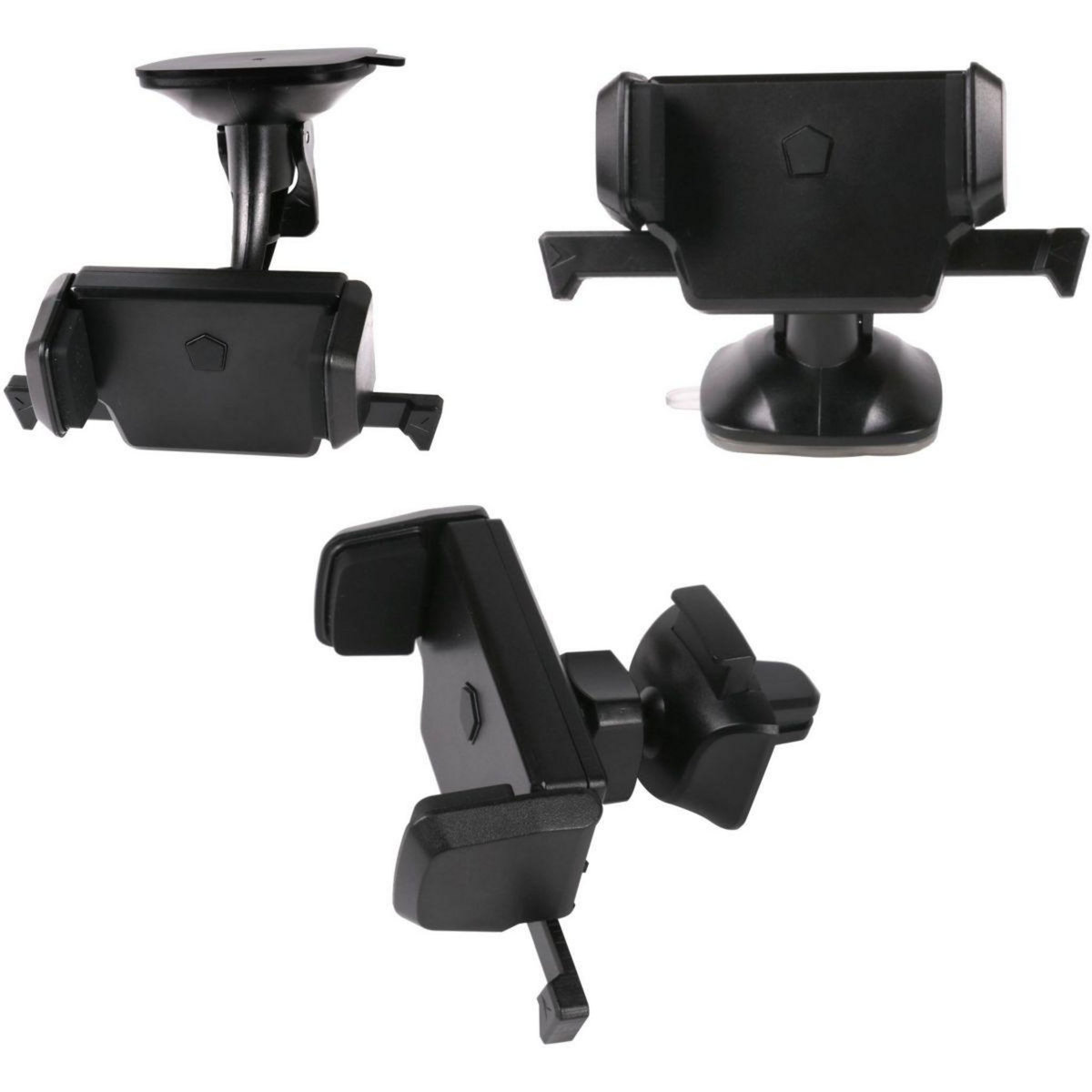 ESSENTIEL B Support smartphone Voiture à machoire 3 en 1