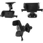 ESSENTIEL B Support smartphone Voiture à machoire 3 en 1