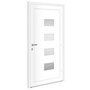 Voir la diapositive 5 : VIDAXL Porte d'entree Blanc 110x210 cm Aluminium et PVC