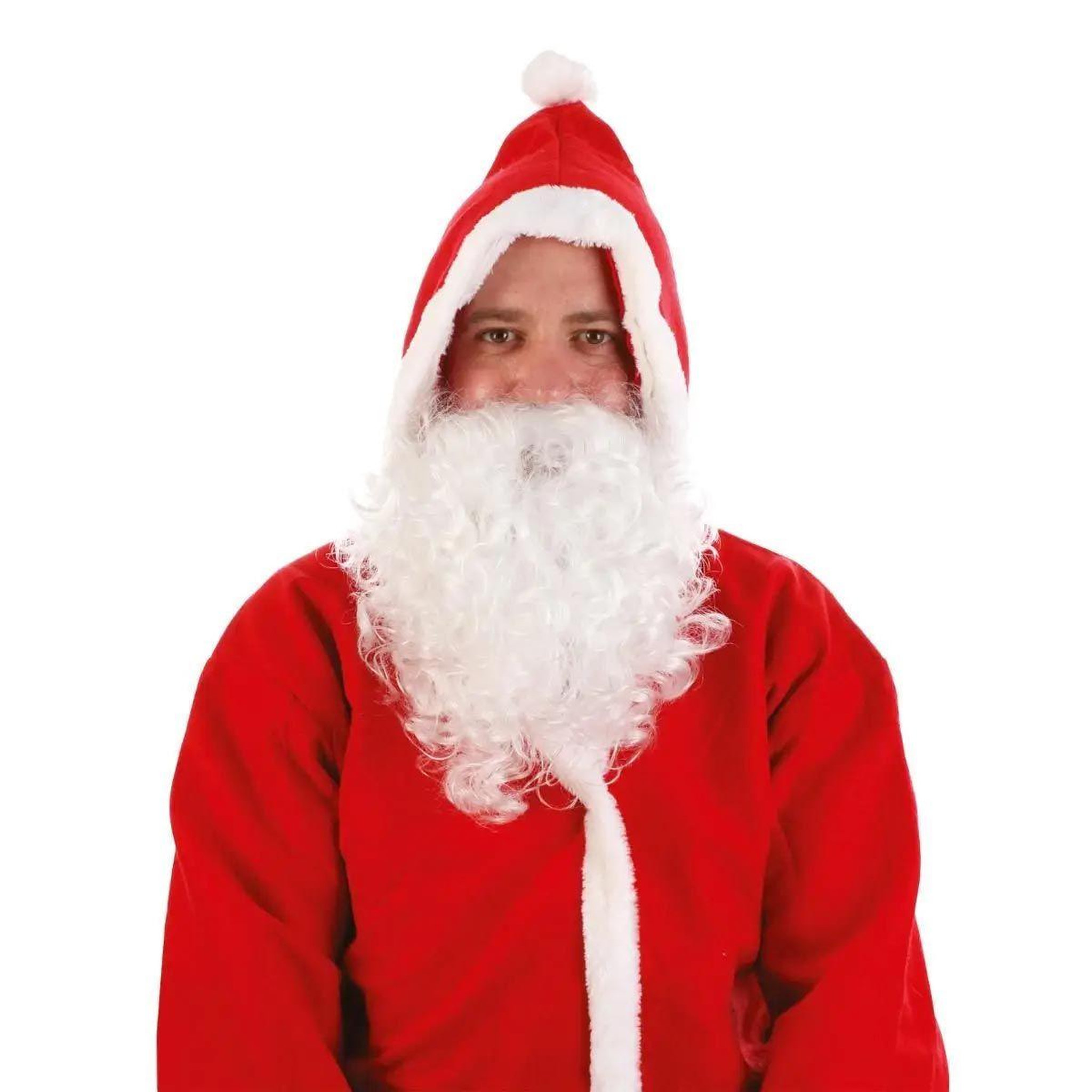 FEERIC LIGHT & CHRISTMAS Déguisement barbe  père noël  33cm blanc