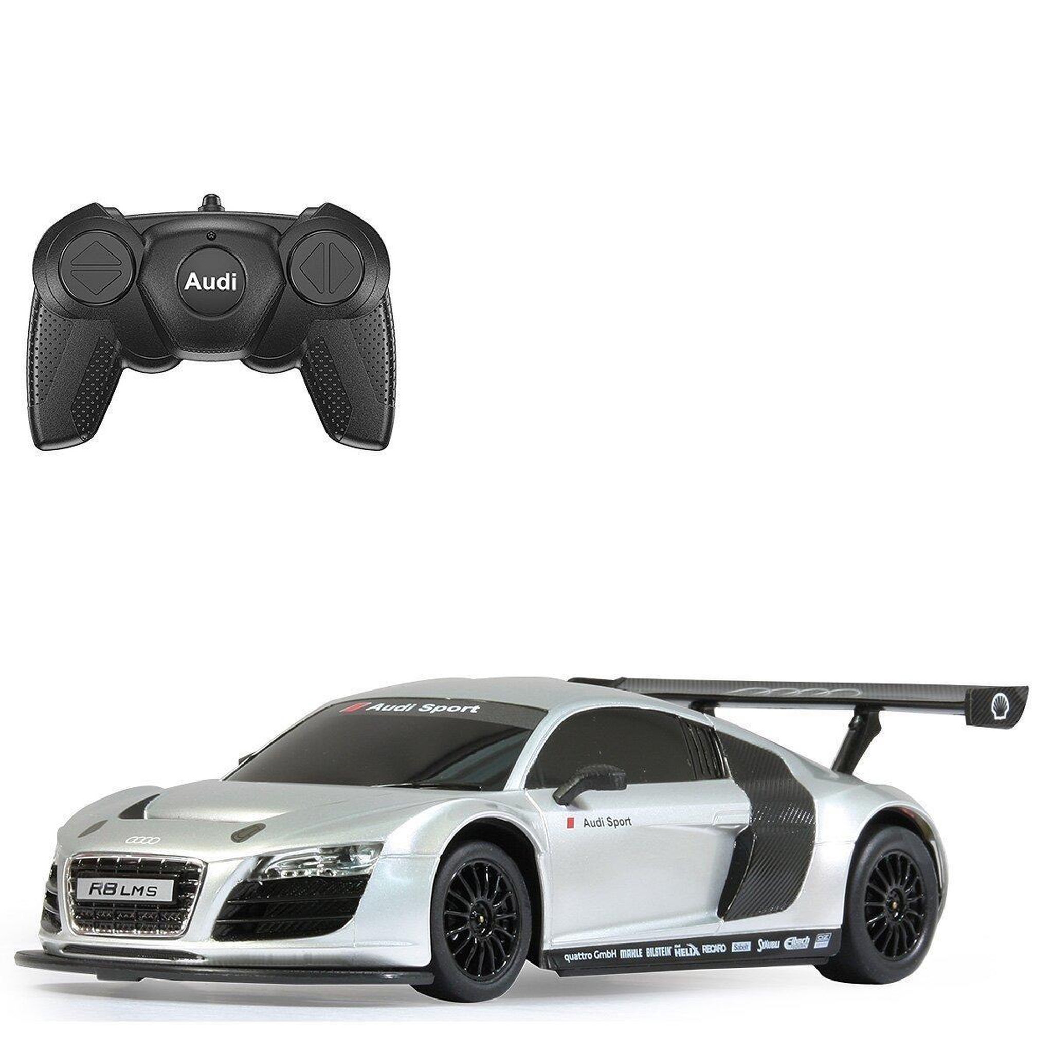 Jamara Voiture télécommandée audi r8 lms 1:24 argent 2,4ghz