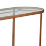 Voir la diapositive 3 : Paris Prix Console en Métal & Verre Design  Firmin  100cm Cuivre