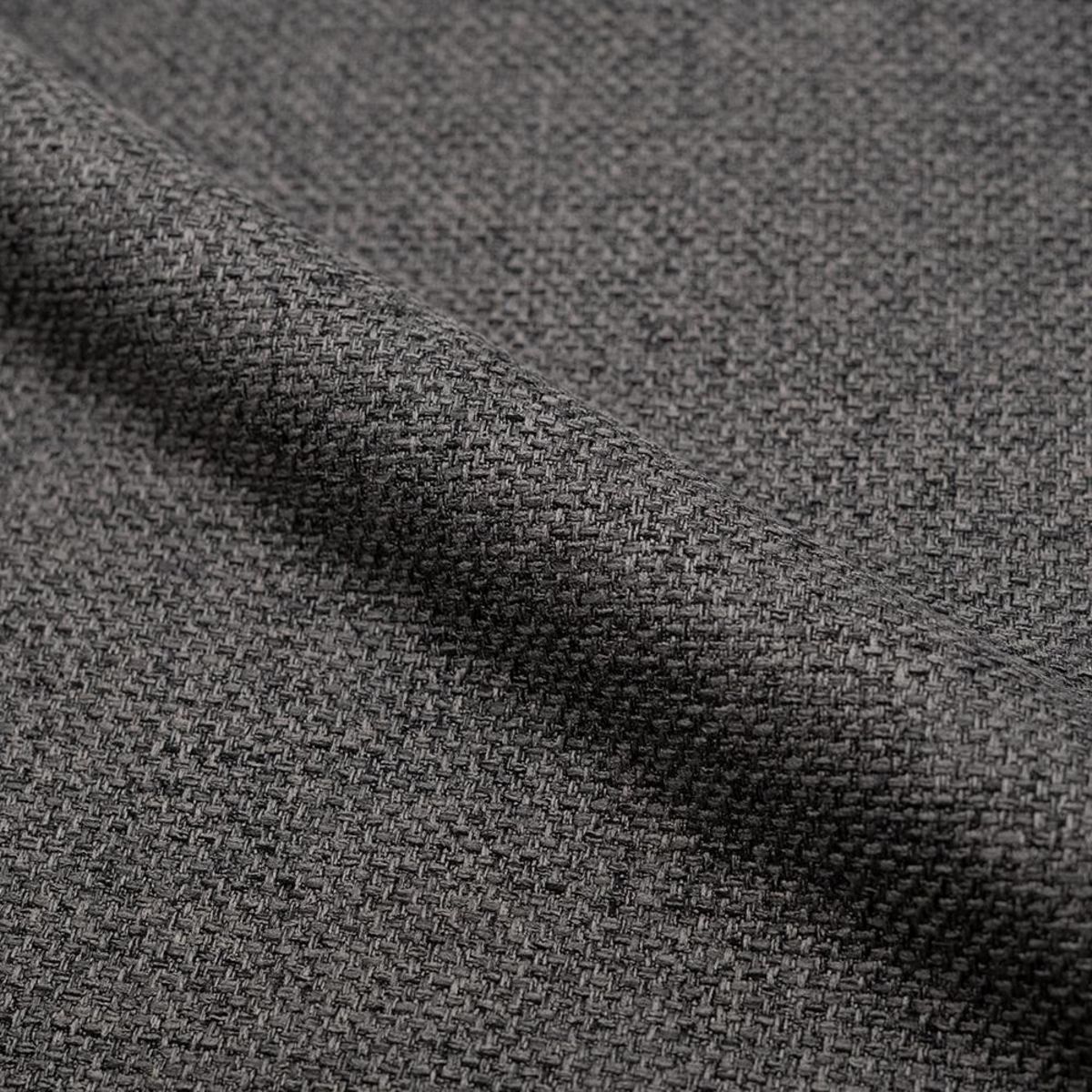 Rendez vous déco Lot de 2 chaises pour îlot central 66 cm en tissu chiné gris foncé - Karl