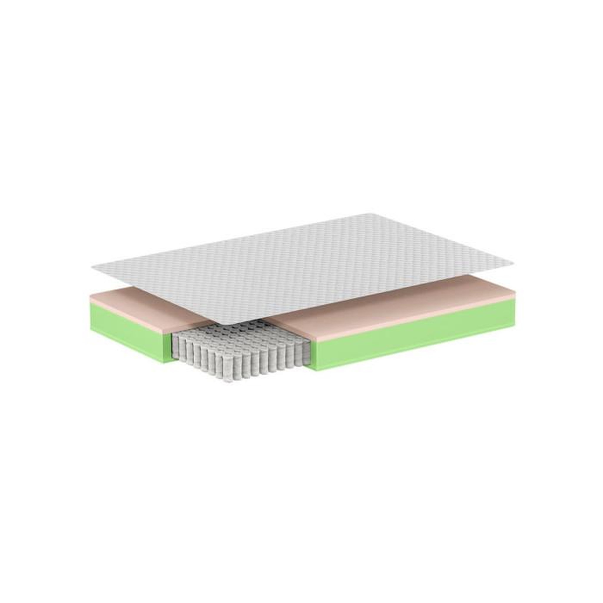 Voir la diapositive 2 : Vipack Matelas Premium 120x200x19 Blanc