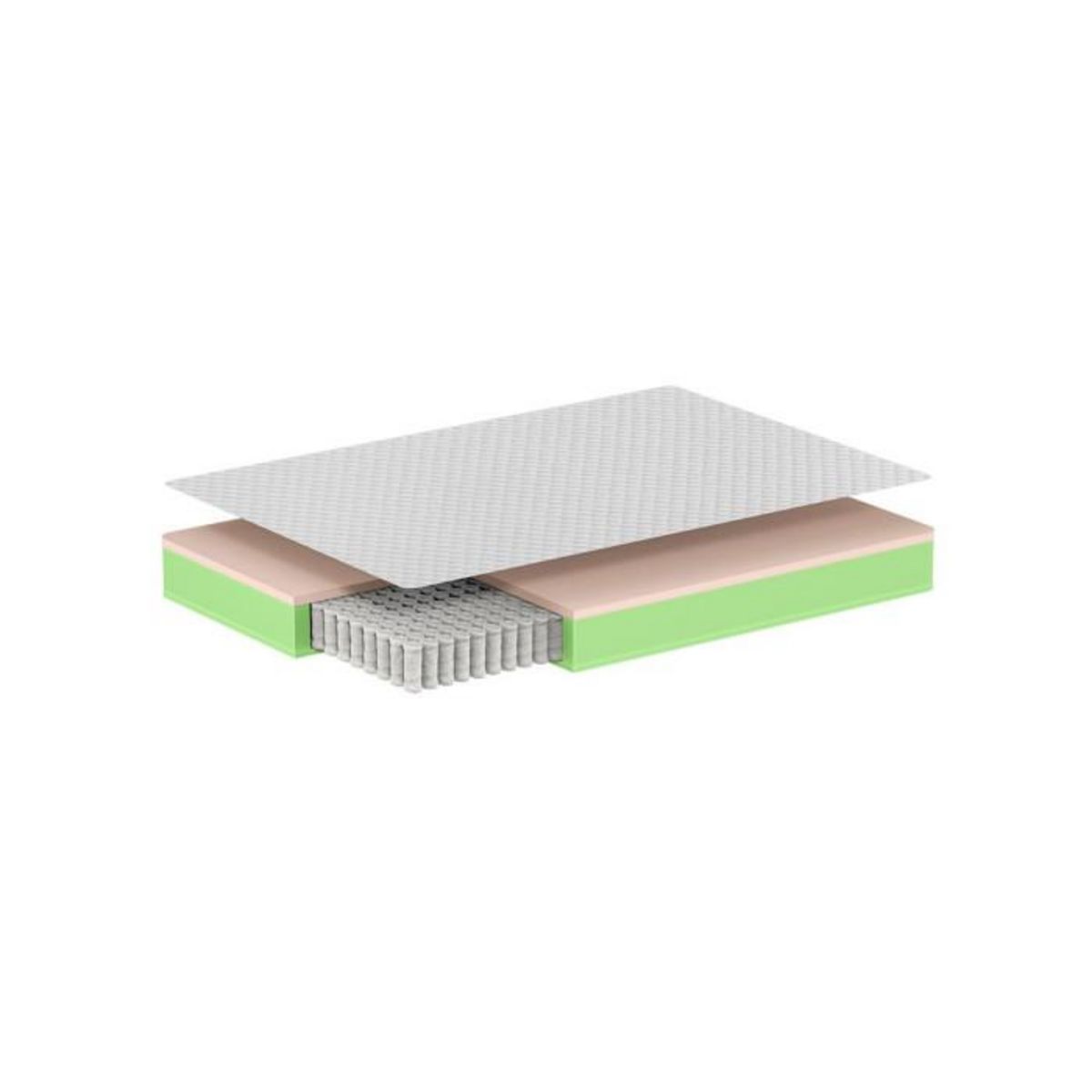 Vipack Matelas Premium 120x200x19 Blanc