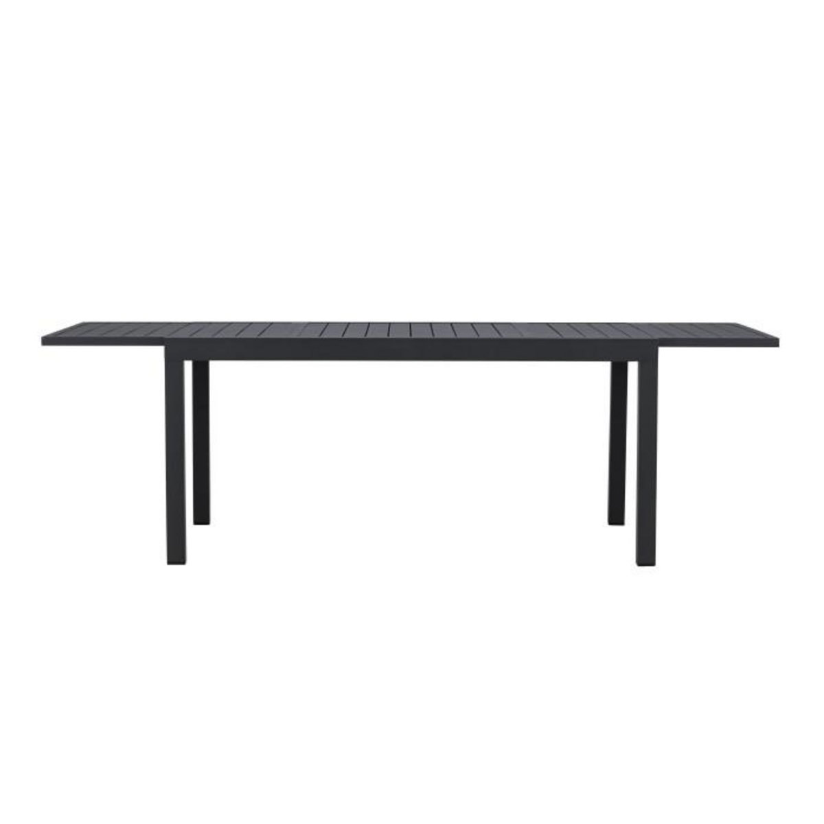Paris Prix Table de Jardin Extensible  Capo  160-240cm Noir
