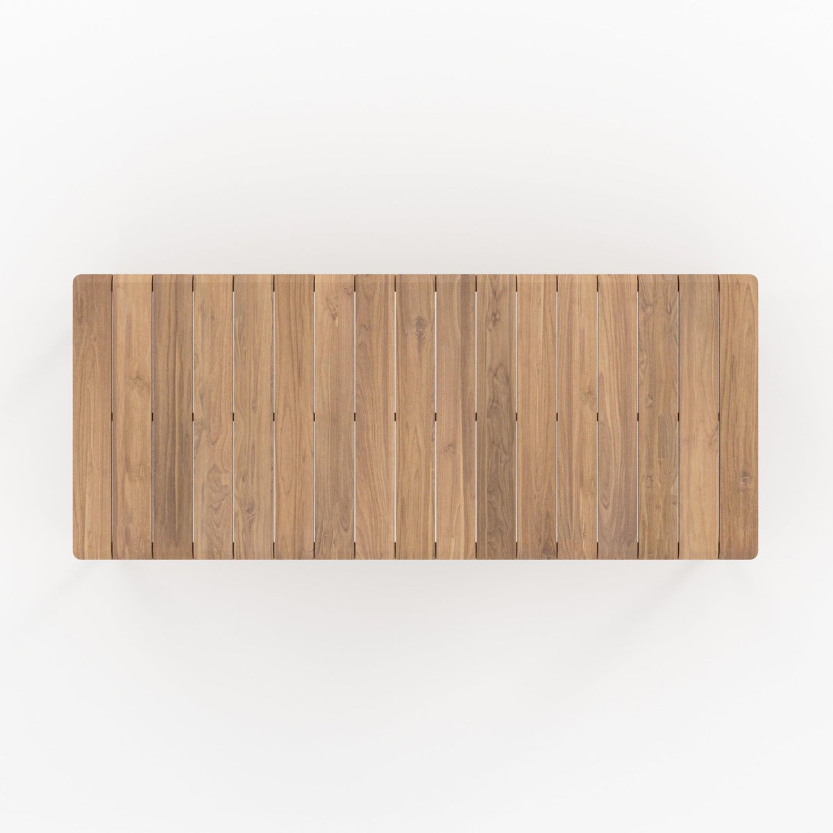 Rendez vous déco Table de jardin en bois de teck recyclé 10 personnes-Nonza