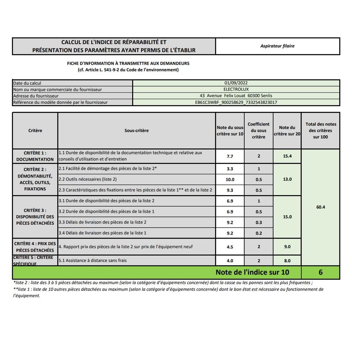 ELECTROLUX Aspirateur traîneau 550w 73db marron - EB61C3WBF
