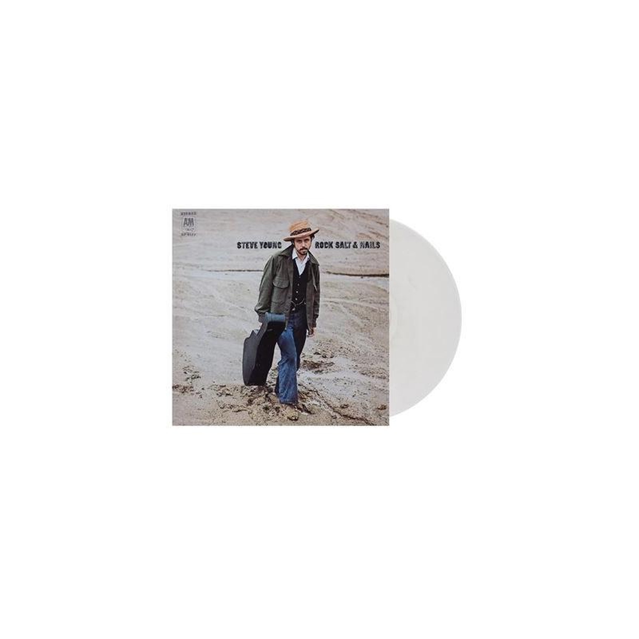 Vinyle : steve young rock salt & nails lp 33t vinyle blanc « pierre de sel »