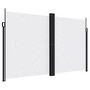 Voir la diapositive 2 : VIDAXL Auvent lateral retractable blanc 200x1200 cm