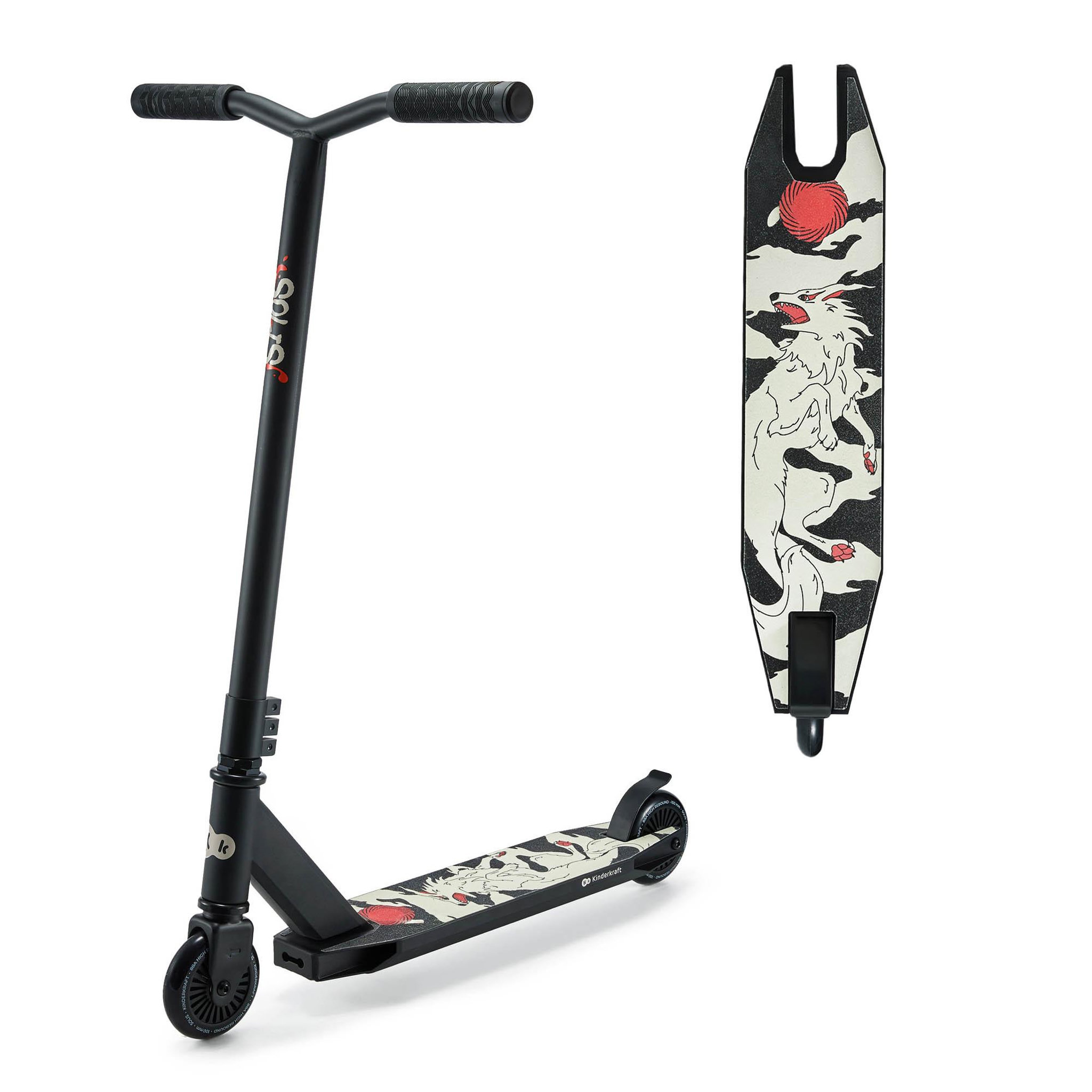 Voir la diapositive 1 : KINDERKRAFT Trottinette freestyle enfant légère