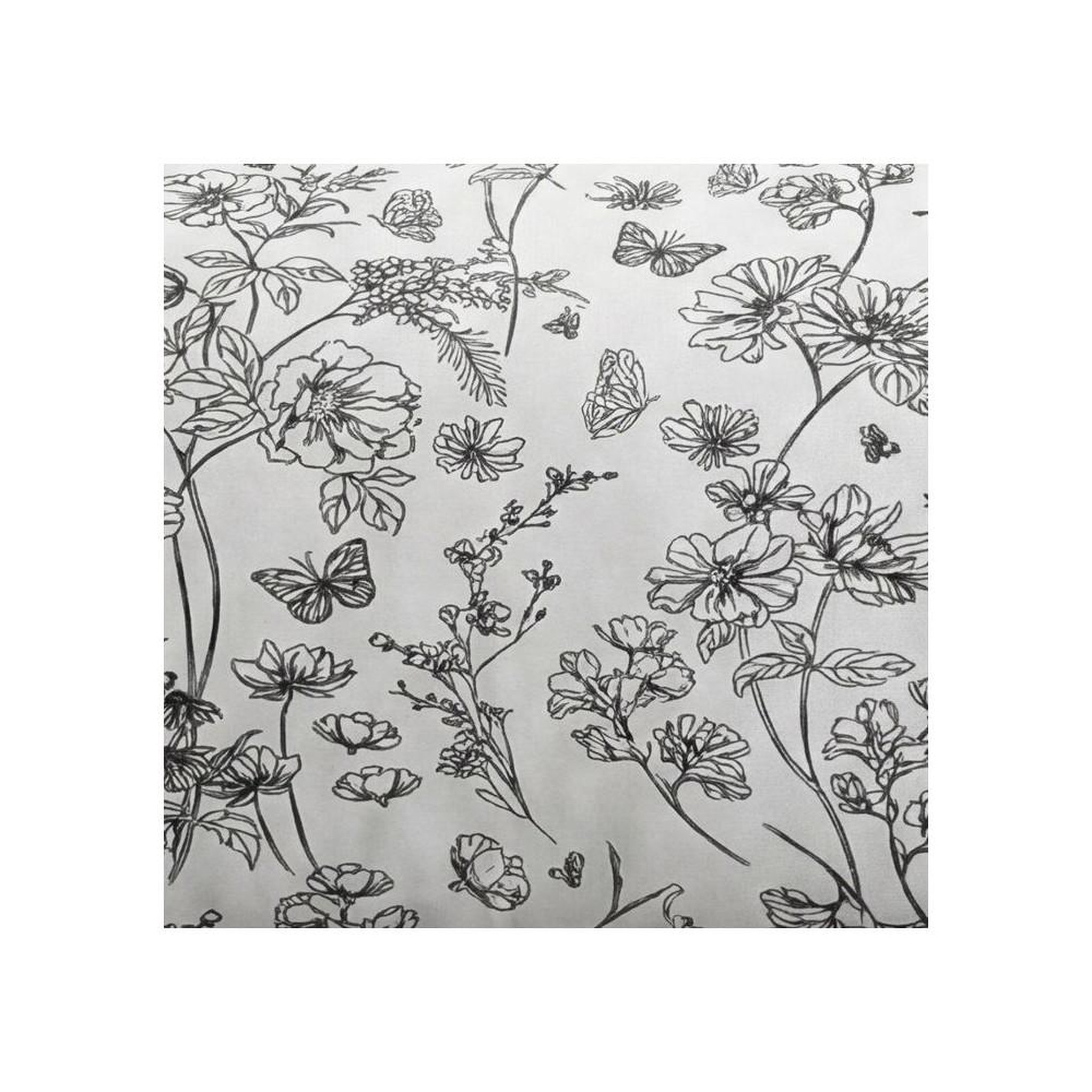 Voir la diapositive 3 : Today Housse de couette today sunshine en coton 100% réversible 260x240 cm + 2 taies 63x63 cm motif floral blanc
