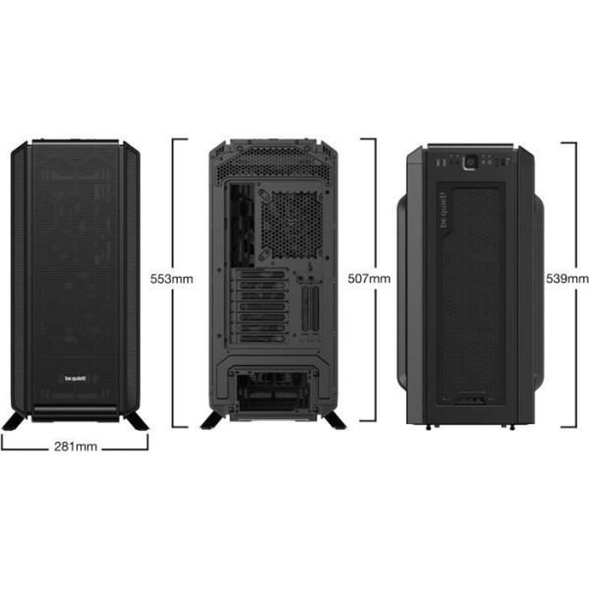 Voir la diapositive 2 : BE QUIET Boîtier pc - be quiet! - silent base 802 - bgw67 - black