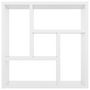Voir la diapositive 4 : VIDAXL Etagere murale Blanc brillant 45,1x16x45,1 cm Bois d'ingenierie