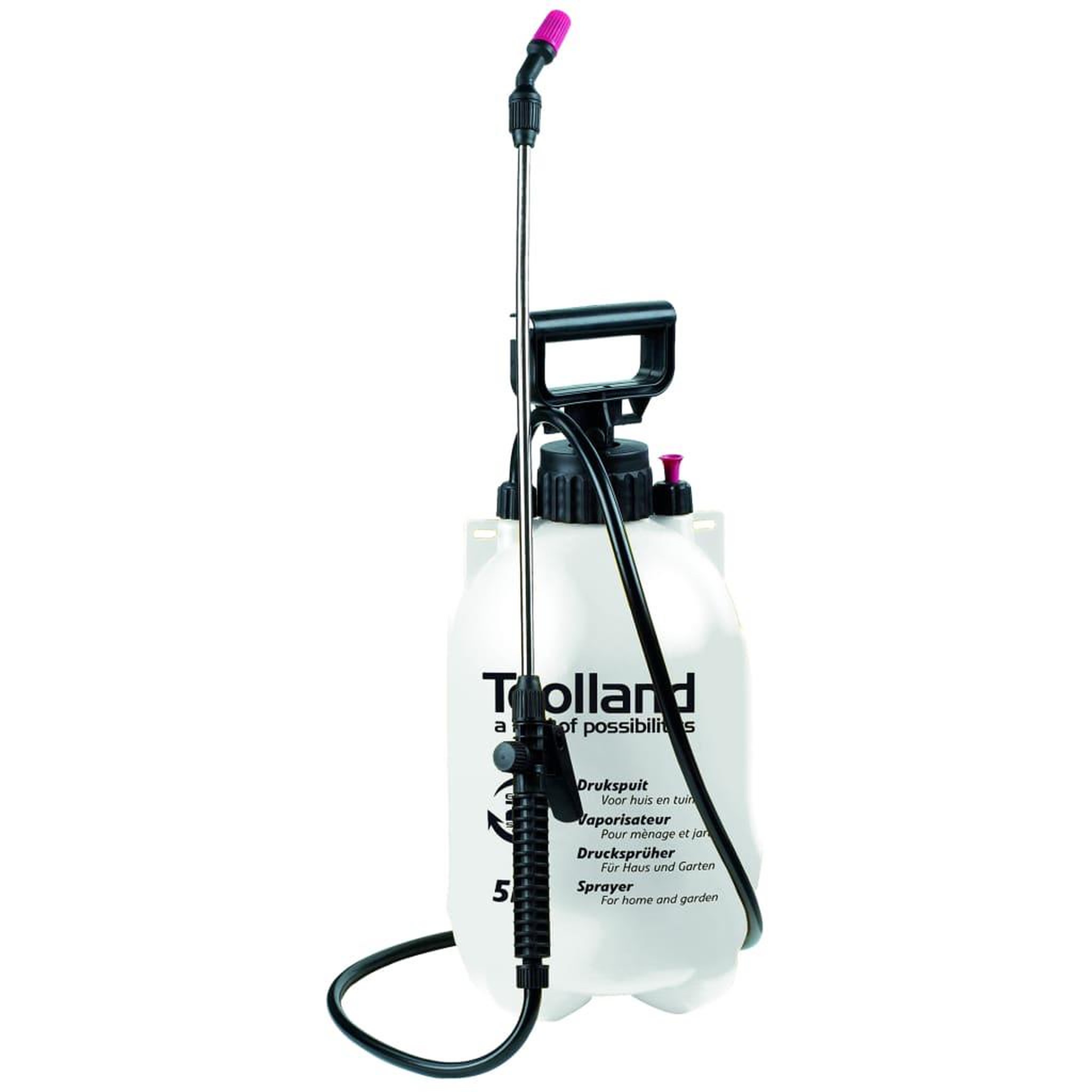 Voir la diapositive 2 : Toolland Toolland Pulverisateur a pression 5 L