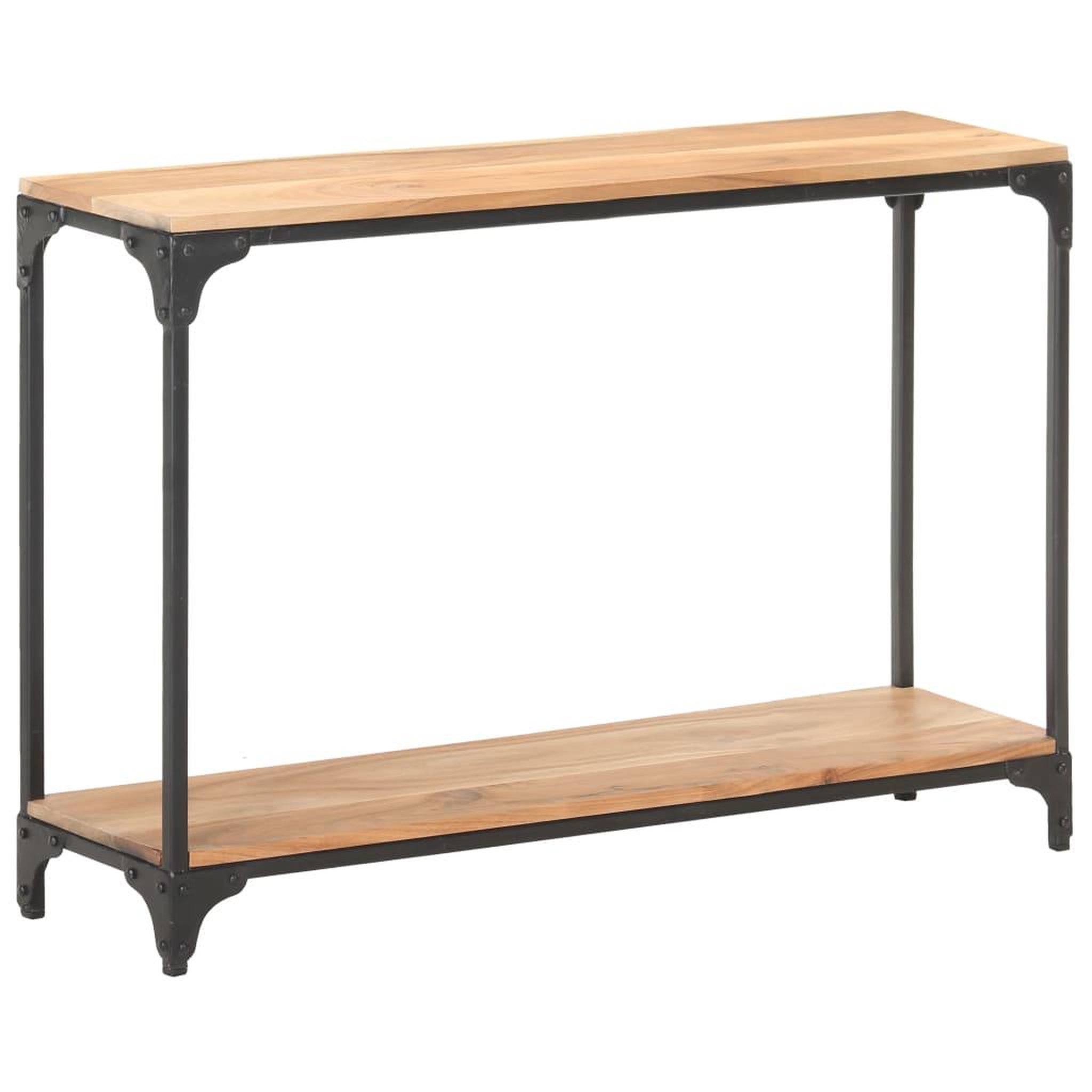Voir la diapositive 1 : VIDAXL Table console 110x30x75 cm bois solide d'acacia