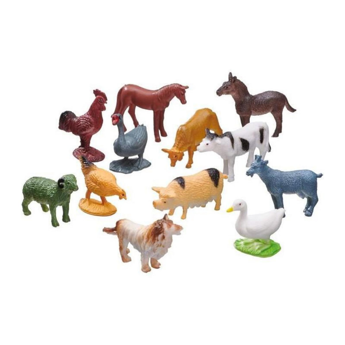 Schmidt Spiele Une ferme joyeuse - avec add on (animaux) - 40 pcs - SCHMIDT SPIELE