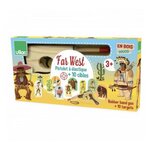 Vilac Farwest jeu de pistolet a elastique et cible