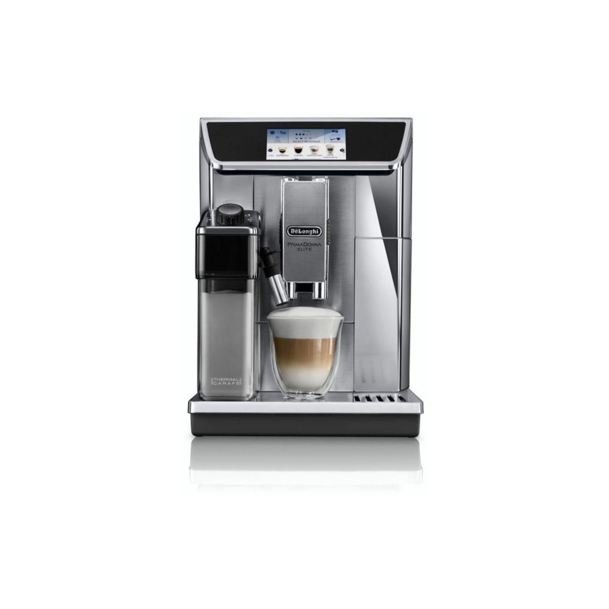 DELONGHI Expresso Broyeur PrimaDonna Elite ecam 650.75.MS connecté