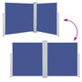 Voir la diapositive 5 : VIDAXL Auvent lateral retractable Bleu 100 x 600 cm