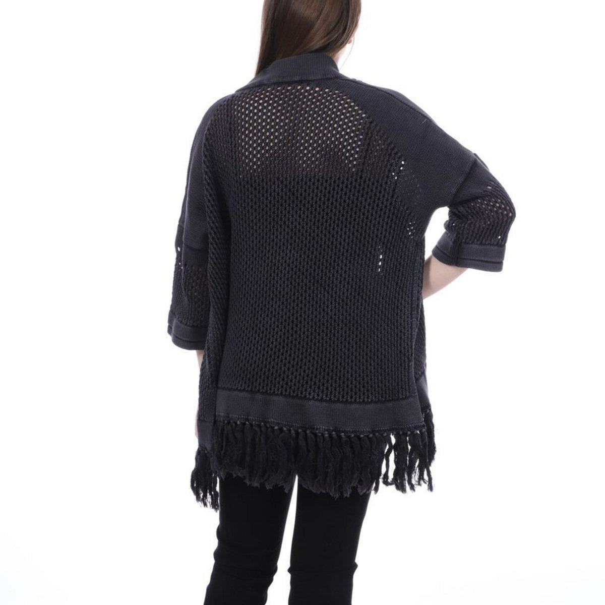 FRENCH CONNECTION Kimono gris femme French Connection Fishermens