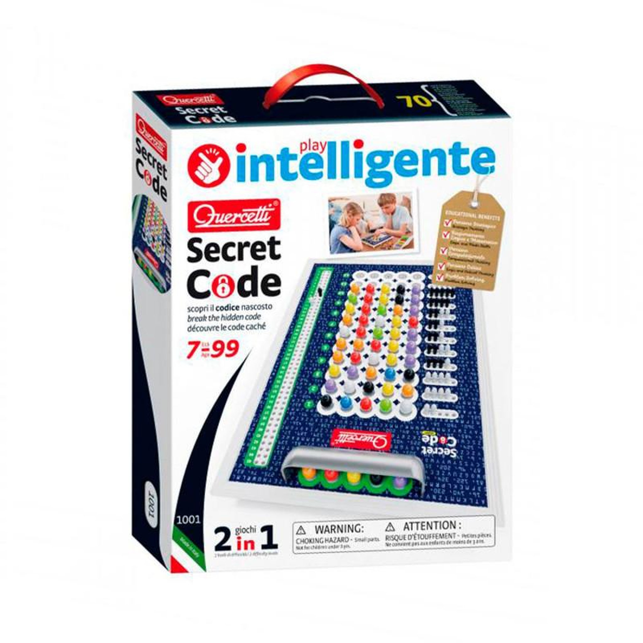 Voir la diapositive 2 : Quercetti Quercetti Secret Code Game