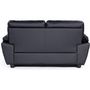 Voir la diapositive 4 : Habitat et Jardin Canapé fixe en cuir reconstitué et PVC  Dallas  - 169 x 88 x 90 cm - 2 places - Noir