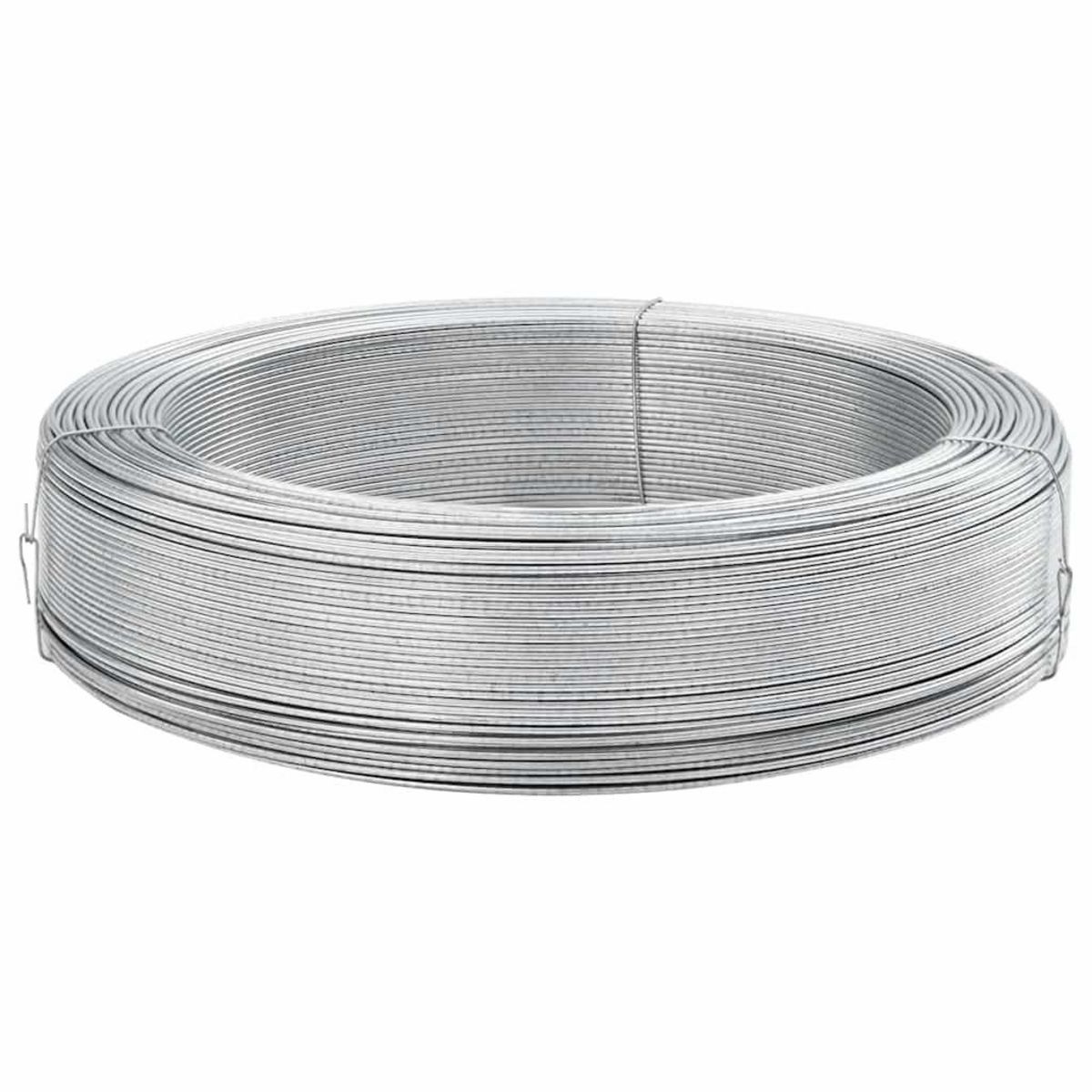 VIDAXL Fil de liaison de cloture 250 m 1,4 mm Acier