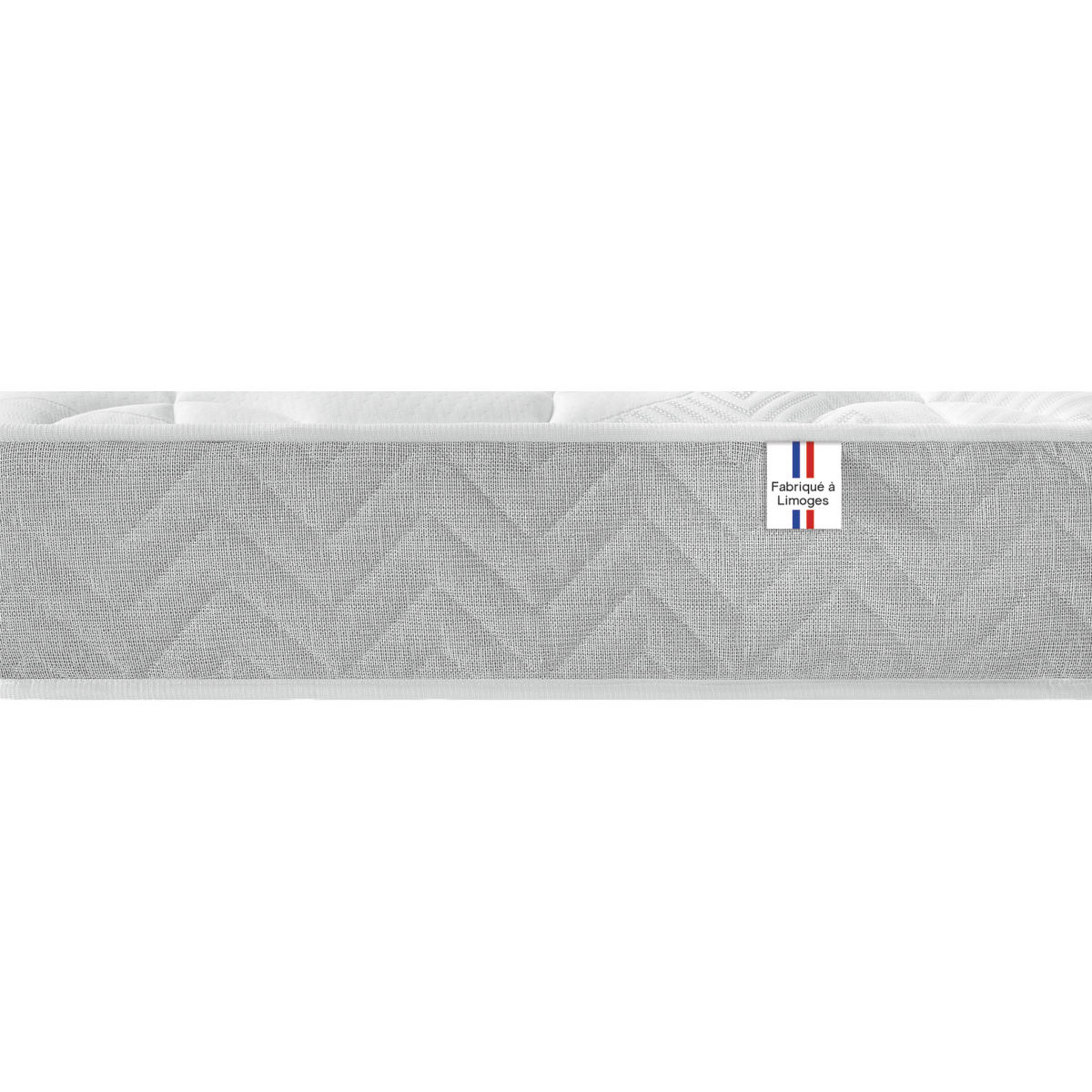 Voir la diapositive 3 : Matelas ressorts ensachés AUBANCE 80x200 cm