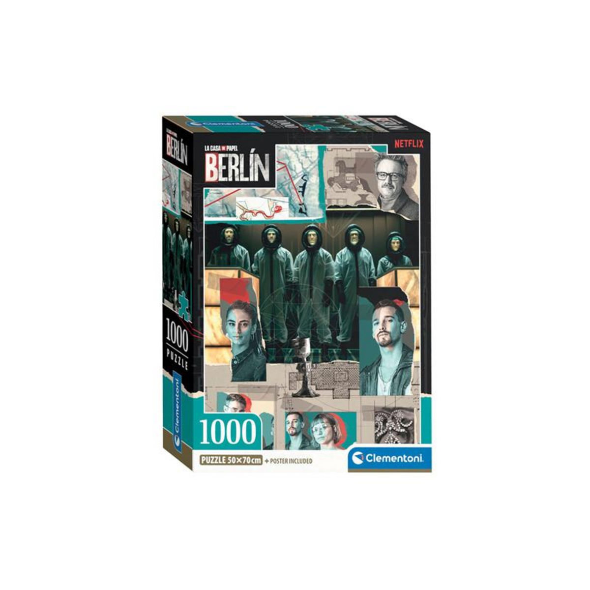 CLEMENTONI Clementoni Jigsaw Puzzle La Casa de Papel, 1000pcs. 39848