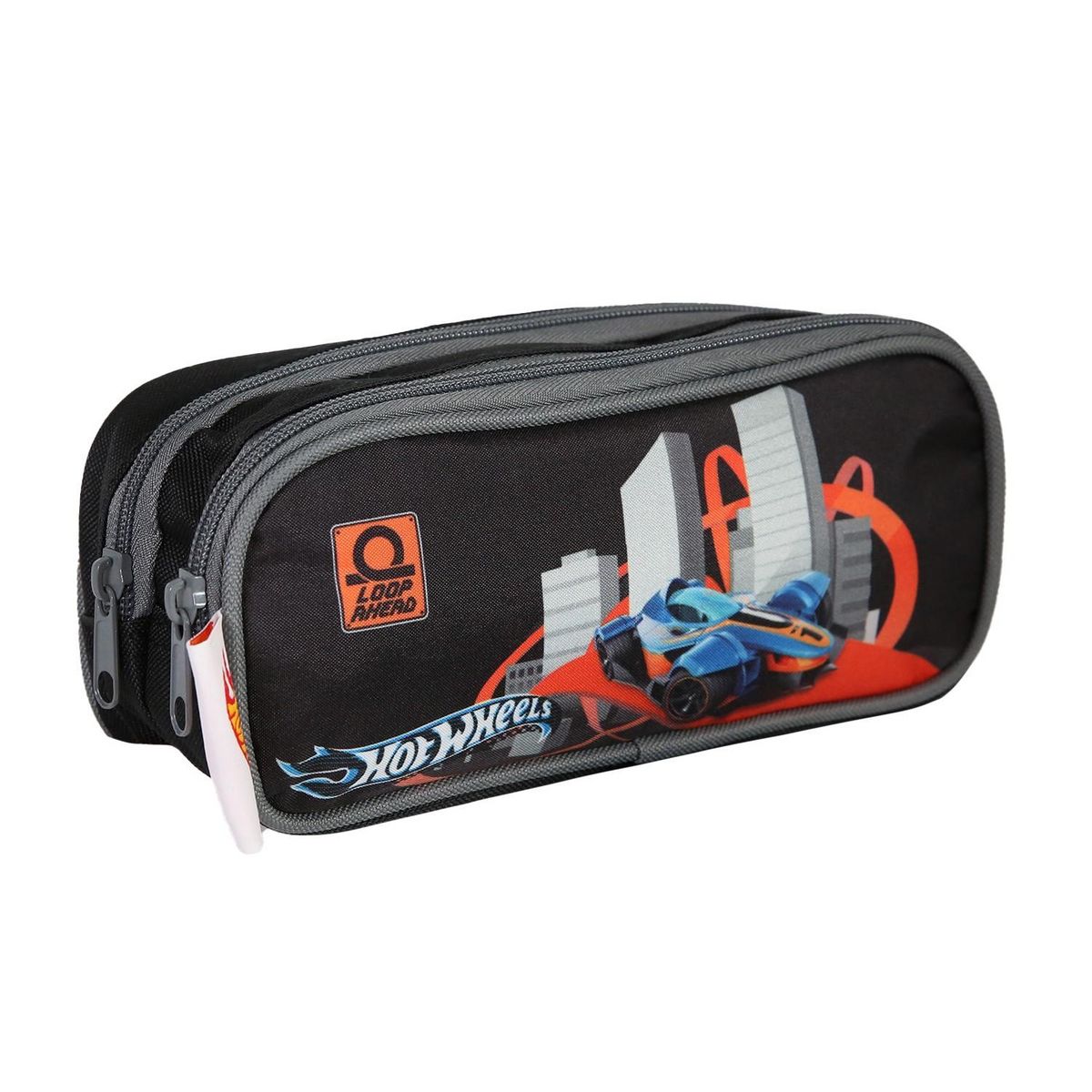 Bagtrotter BAGTROTTER Trousse scolaire 2 compartiments Hot Wheels Multicolore