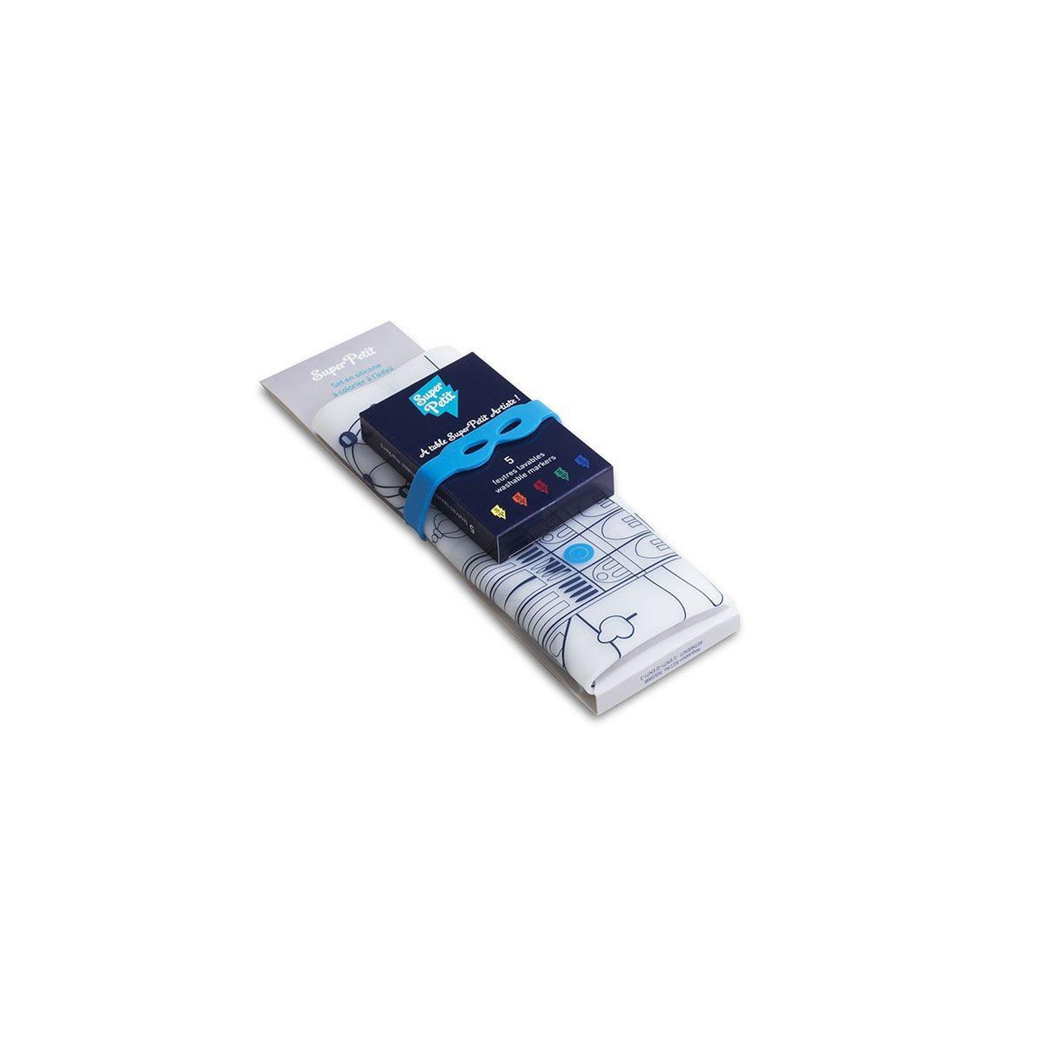 Voir la diapositive 2 : SUPER PETIT Kit paris set de table silicone