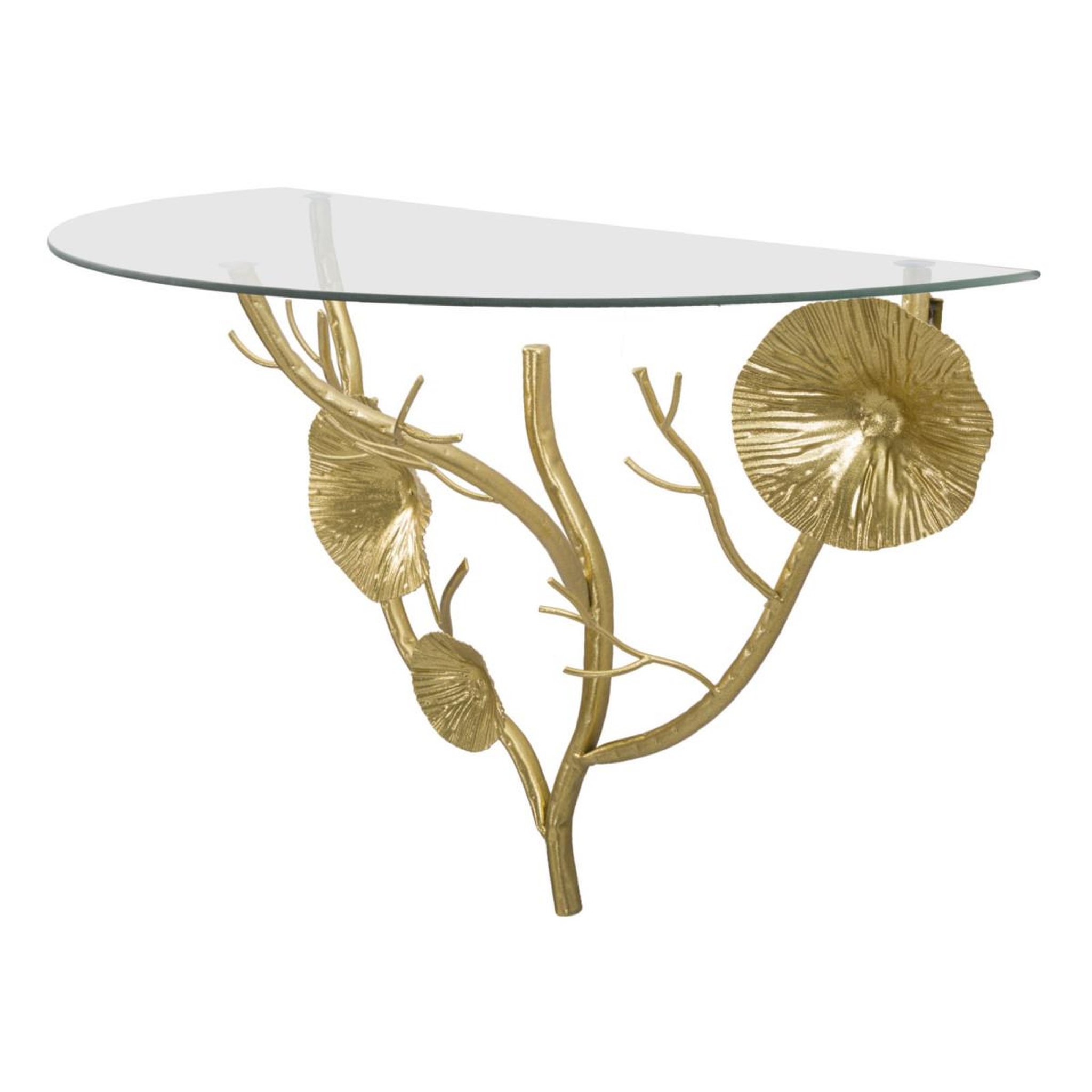 Voir la diapositive 6 : Paris Prix Table de chevet murale  tisty  60cm or