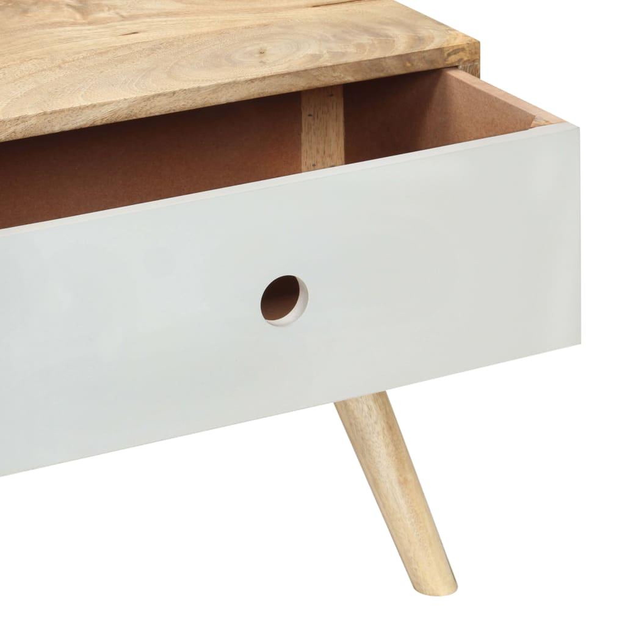 Voir la diapositive 5 : VIDAXL Table basse 90x50x40 cm bois de manguier massif