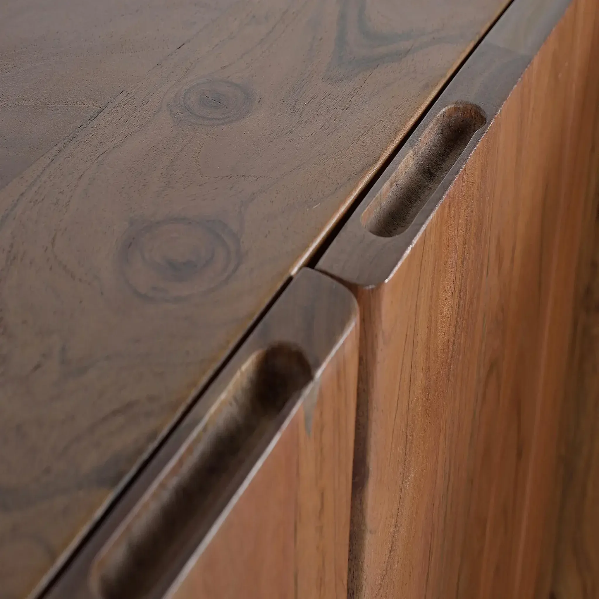 Voir la diapositive 3 : GINER Y COLOMER SL Buffet en bois d'acacia 220cm style rustique moderne
