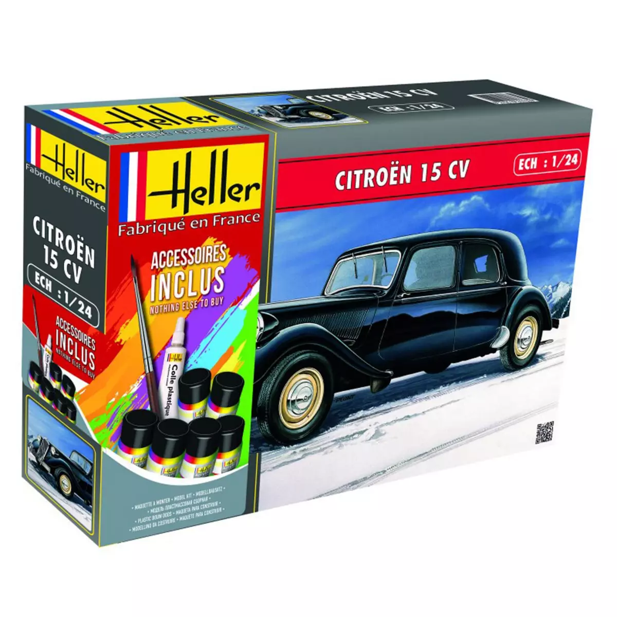 Heller Maquette voiture : Kit : Citroën 15 CV