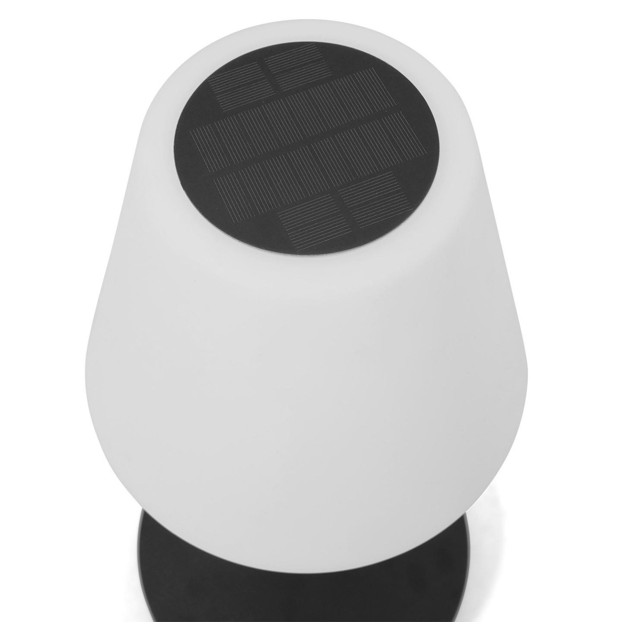 Voir la diapositive 4 : ID MARKET Lampadaire solaire extérieur avec LED multicolore