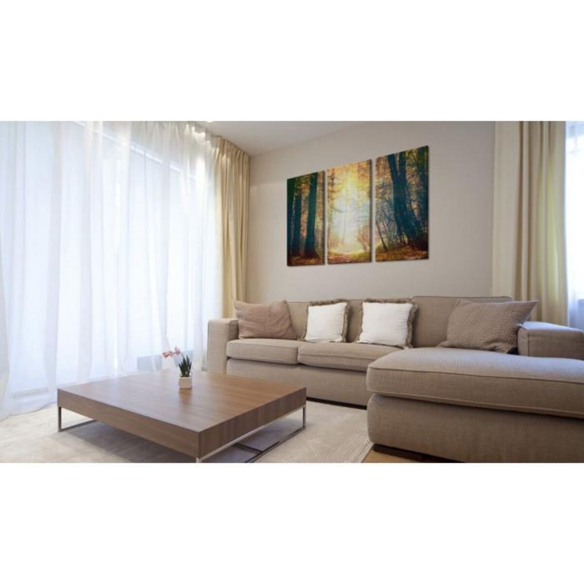 Paris Prix Tableau Imprimé 3 Panneaux  Beauté de l'automne