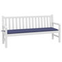 Voir la diapositive 3 : VIDAXL Coussin de banc de jardin bleu marine 180x50x3 cm tissu oxford