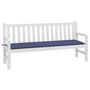 Voir la diapositive 3 : VIDAXL Coussin de banc de jardin bleu marine 180x50x3 cm tissu oxford