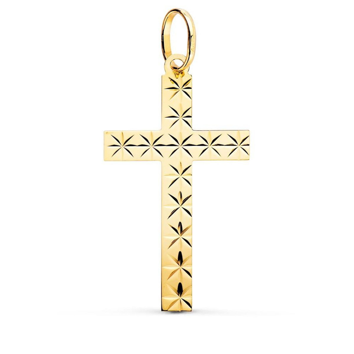 L'ATELIER D'AZUR Pendentif  - Médaille Croix Or 18 Carats 750 Jaune - Chaines Offertes
