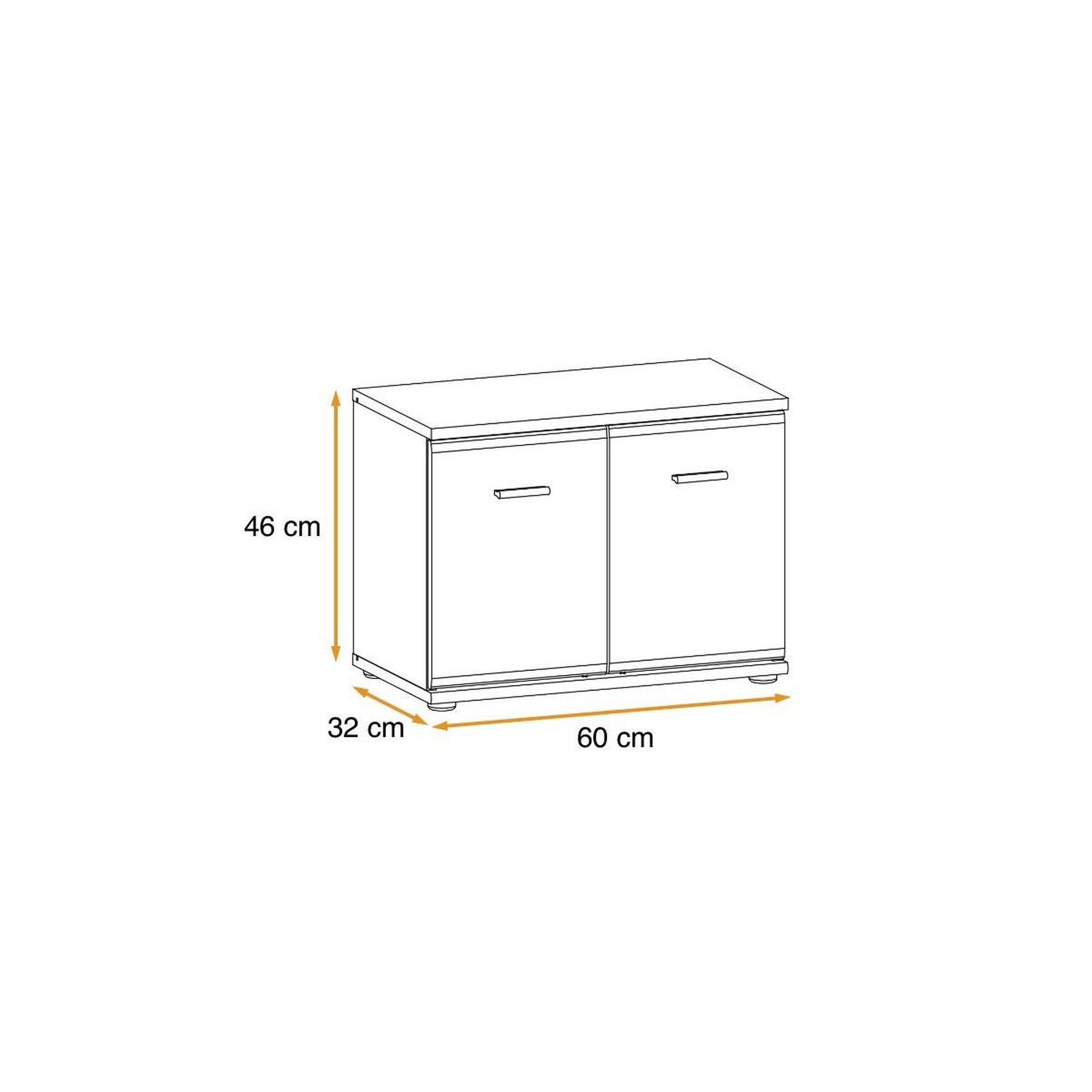 Voir la diapositive 4 : Paris Prix Meuble de rangement  armario  60cm chêne