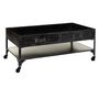 Voir la diapositive 1 : Paris Prix Table Basse 4 Tiroirs en Métal  Sevin  110cm Gris