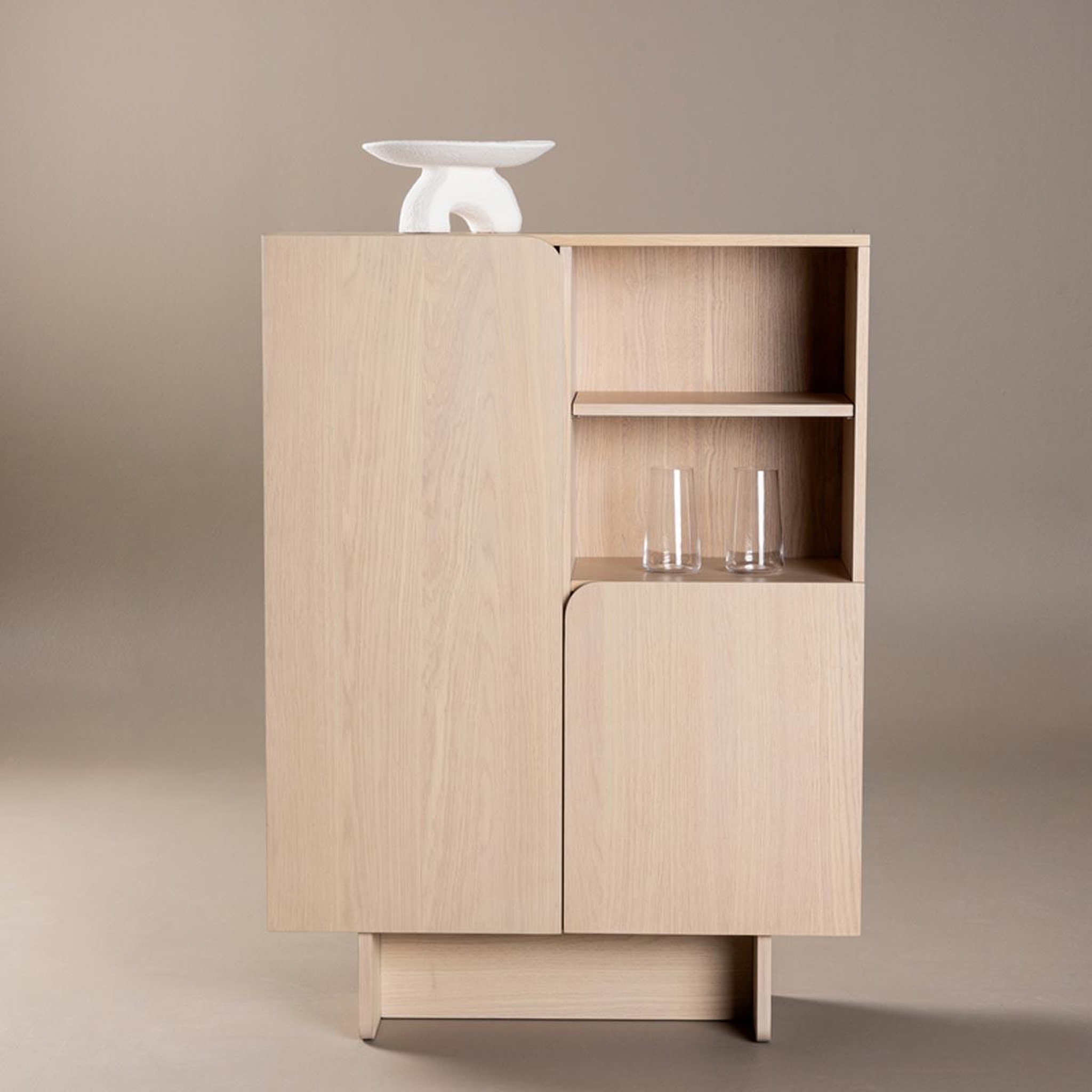 Voir la diapositive 6 : Paris Prix Bahut haut design  tyreso  110cm naturel
