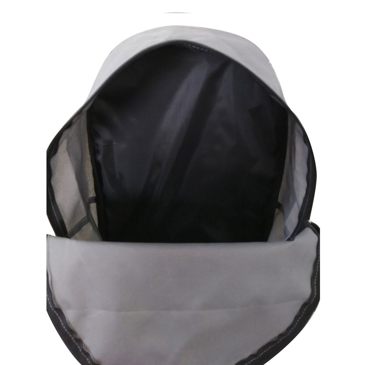 Sac à dos polyester gris