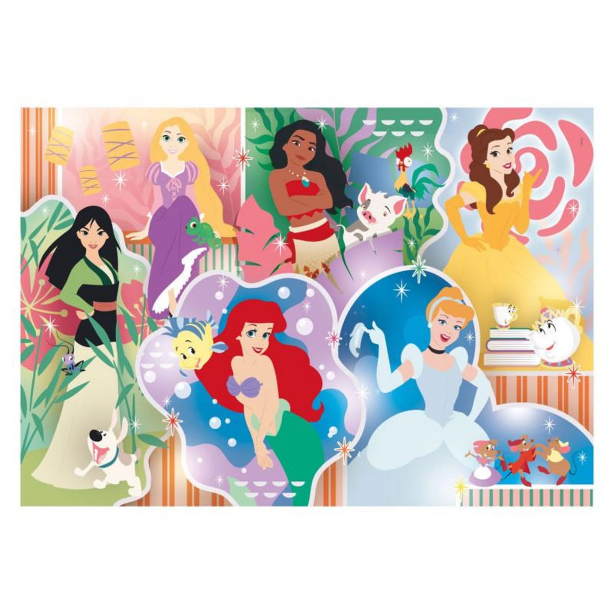 CLEMENTONI Clementoni Maxi Puzzle Disney Princess, 24pcs. 24232