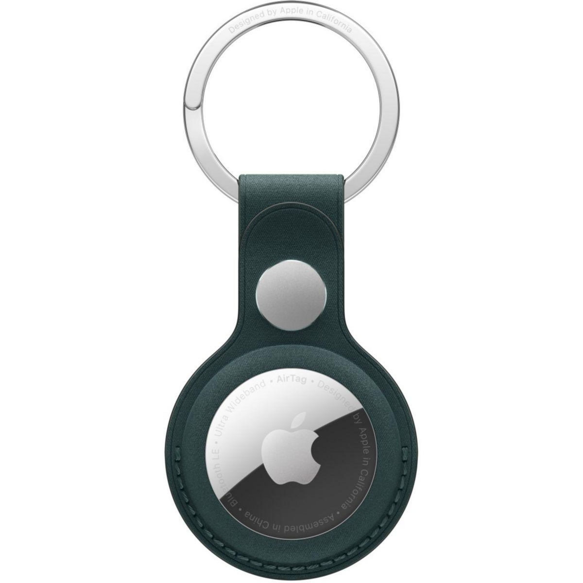 APPLE Accessoire tracker Bluetooth Porte clés en tissage fin AirTag Vert