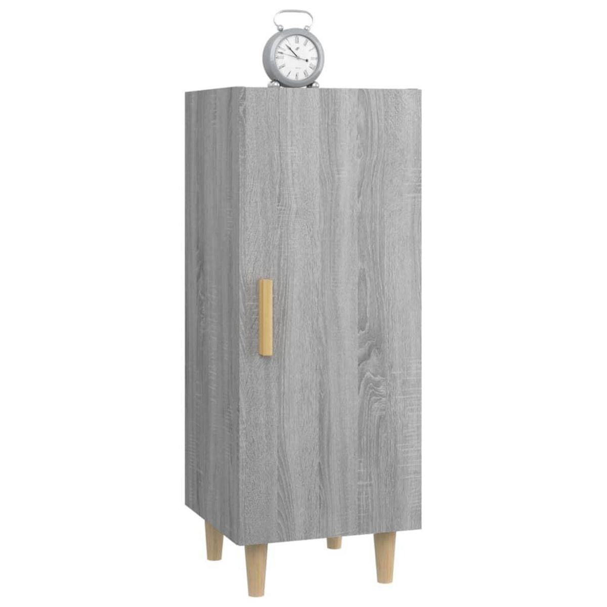 VIDAXL Buffet Sonoma gris 34,5x34x90 cm Bois d'ingenierie